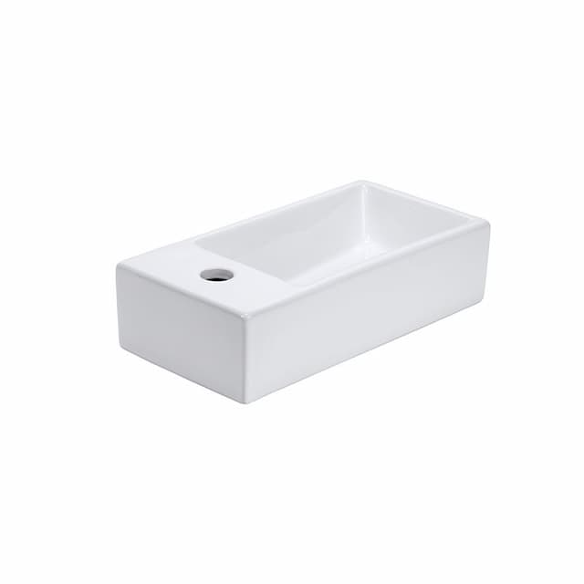 Lavabo nadgradni MINOTTI 405x205x105 sa otvorom za slavinu desni