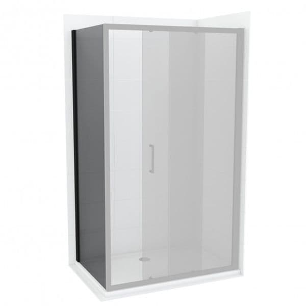 Bočno staklo COPEN ATLAS BLACK 900x1950 dark staklo 6mm crni mat ram