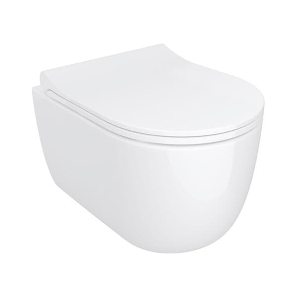 WC šolja VITRA S20 48cm konzolna bela compact + daska duroplast soft close