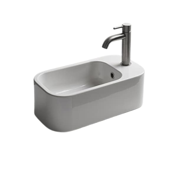 Lavabo nadgradni AXA COSA 480x250 mini beli 8610301