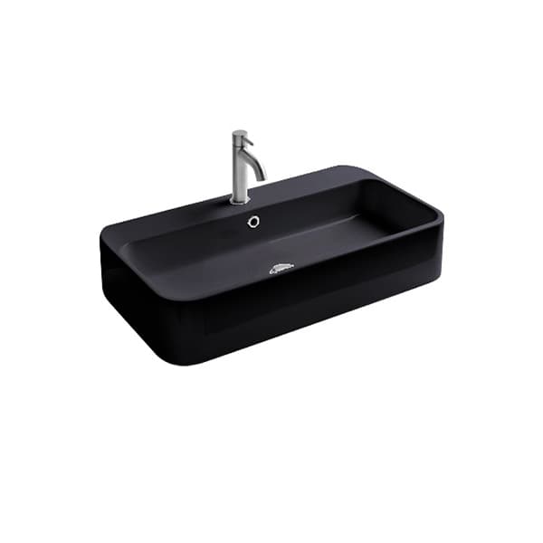 Lavabo konzolni AXA COSA 800x450 crni 8630007