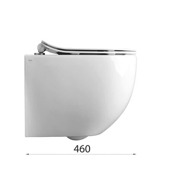 WC šolja AXA GLOMP 46cm konzolna bela rimless