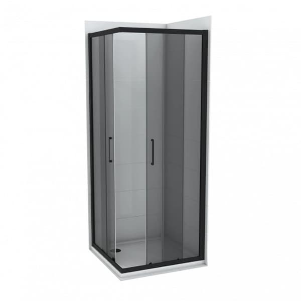 Tuš kabina COPEN ATLAS BLACK 900x900x1950 staklo 6mm tonirano
