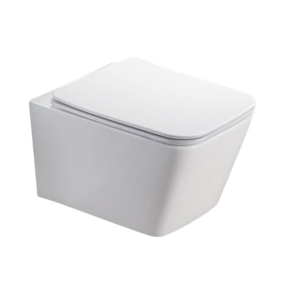 Wc šolja PIANO konzolna rimless + daska duuroplast soft close