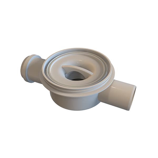 Slivnik horizontalni fi 50 UN ISAFLEX prolazni 7153