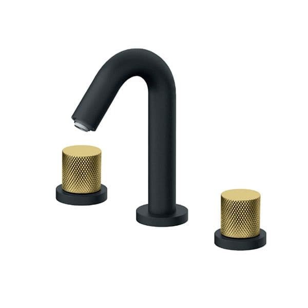 Baterija nadgradna za lavabo ROSAN S2 BLACK GOLD dvoručna 230301BG