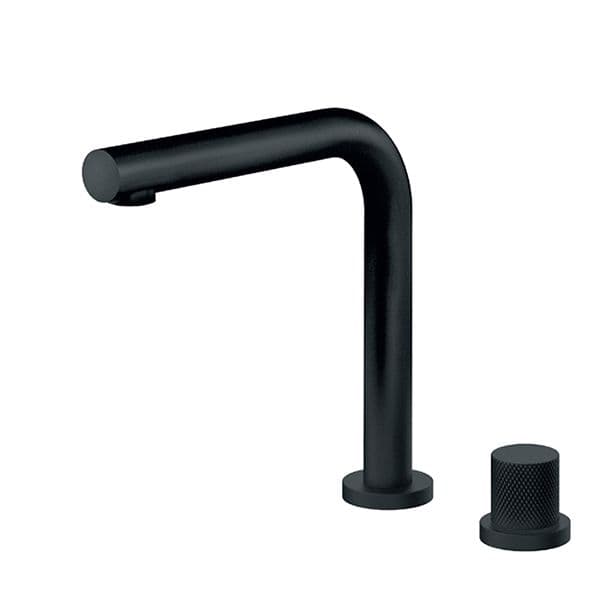 Baterija nadgradna za lavabo ROSAN S2 BLACK jednoručna visoka 230409B