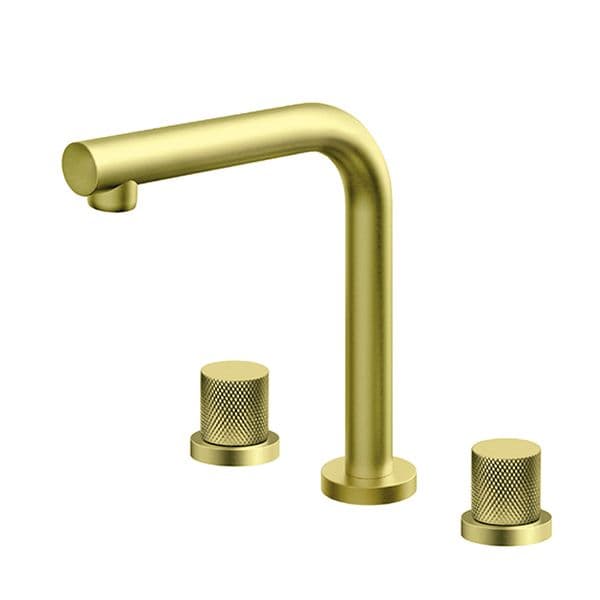 Baterija nadgradna za lavabo ROSAN S2 GOLD dvoručna visoka 230309G