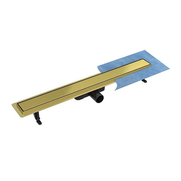 Tuš kanalica inox VOGI 600mm DUO GOLD set