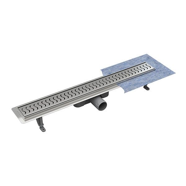 Tuš kanalica inox VOGI 500mm ONDA set