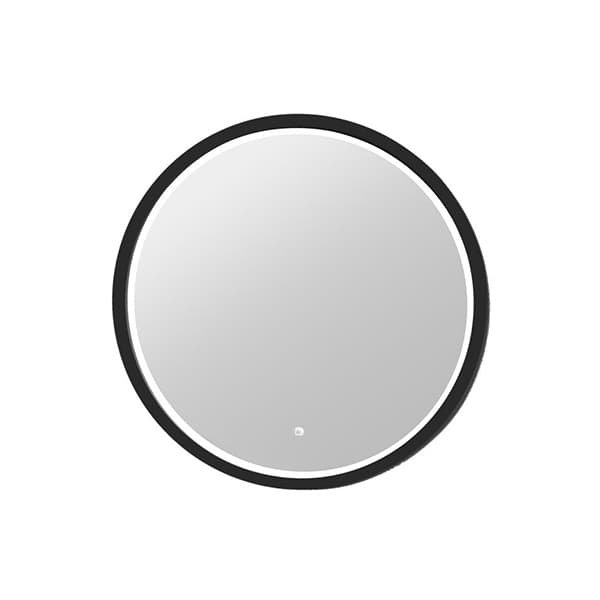 Ogledalo COPEN fi-800 sa alu ramom 56,5mm LED matt black
