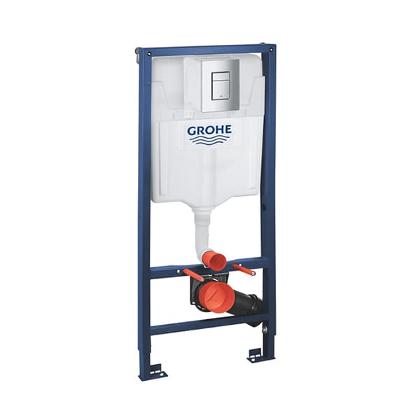 Ugradni vodokotlić GROHE RAPID SL 3/1 + tipka hrom kocka 38772001
