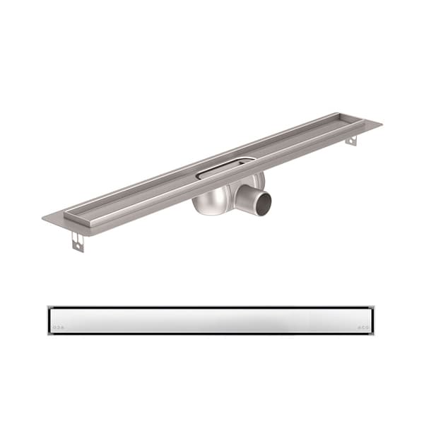 Tuš kanalica ACO SHOWER DRAIN C KANAL i MASSIVE rešetkom 885x93 mm 9010.88.03 + 9010.88.91