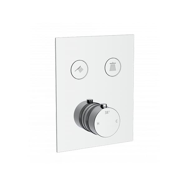 Maska termostatske baterije COPEN CoolTouch square hrom