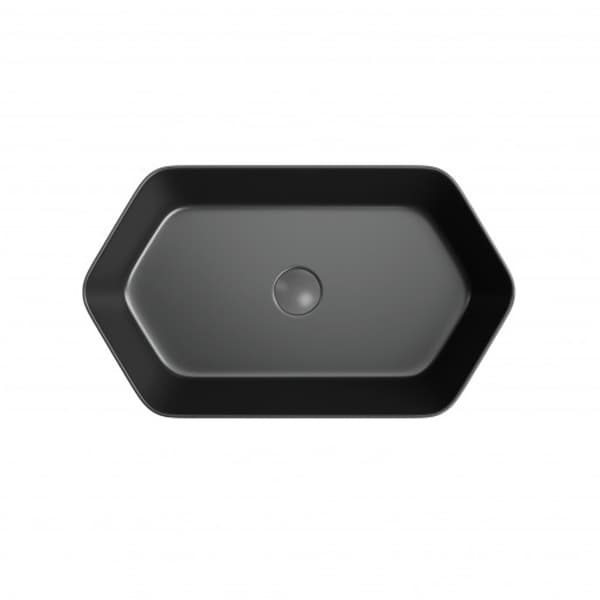 Lavabo nadgradni COPEN 610x360x145 mat crni