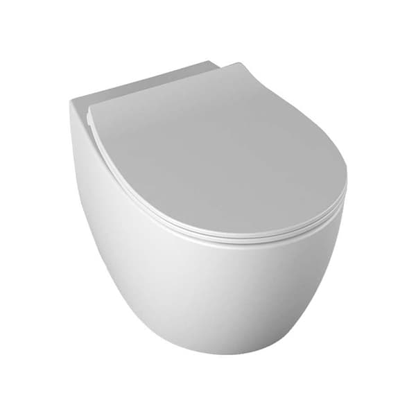 Wc šolja ISVEA SENTIMENTI konzolna bela rimfree + daska softclose slim