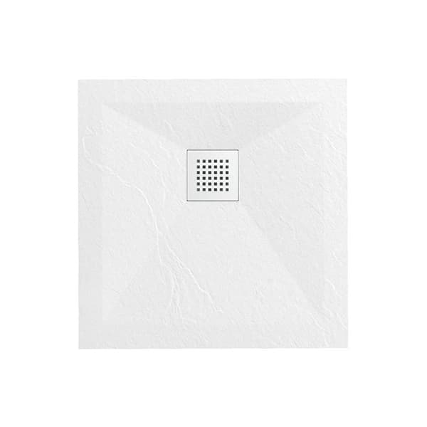 Tuš kadica COPEN SLATE WHITE 900x900x25 sa S/S white rešetkom