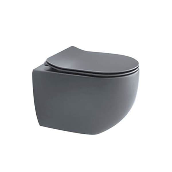 WC šolja AXA GLOMP konzolna siva rimless