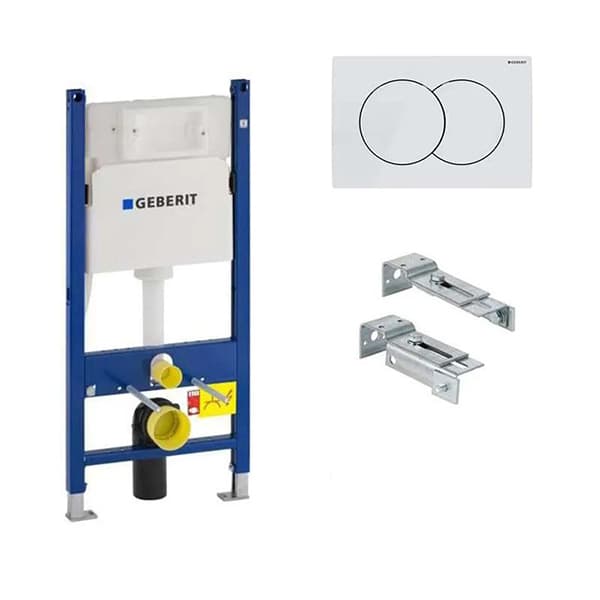 Ugradni vodokotlić GEBERIT Duofix basic set taster Delta 01 beli 111.154.11.2
