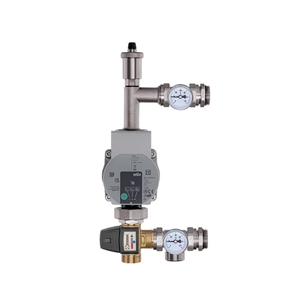 Pumpni set za podno grejanje 20-50C WIGELL tip 1 (WILO pumpa + ESBE 3-kraki mešni ventil)