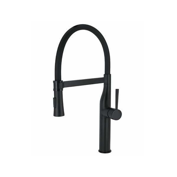 Baterija za sudoperu COPEN PEPPER A sa flex lulom 2F matt black sa 3 cevi