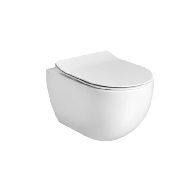 WC šolja AXA GLOMP konzolna bela mat rimless