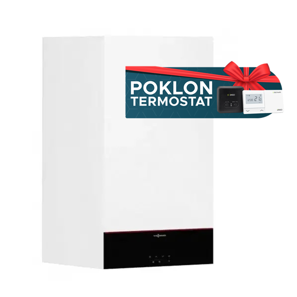 Kotao gasni VIESSMANN paket VITODENS 050-W B0HA 25kW cirko horizontalni dimovod