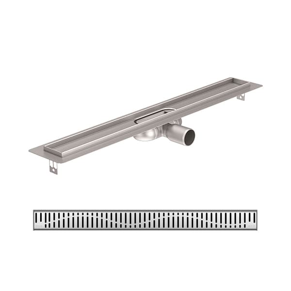 Tuš kanalica ACO SHOWER DRAIN C KANAL i WAWE rešetkom 785x74 mm 9010.88.23 + 9010.88.62