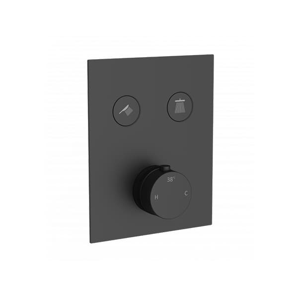 Maska termostatske baterije COPEN CoolTouch square matt black