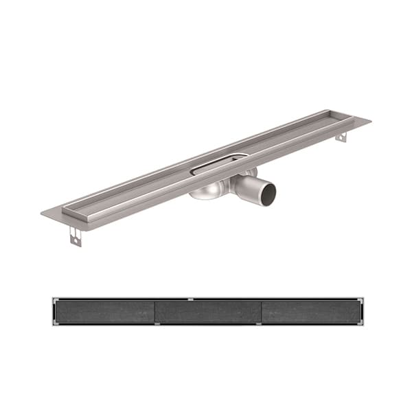 Tuš kanalica ACO SHOWER DRAIN C KANAL i TILE rešetkom 585x74 mm 9010.88.21 + 9010.88.81