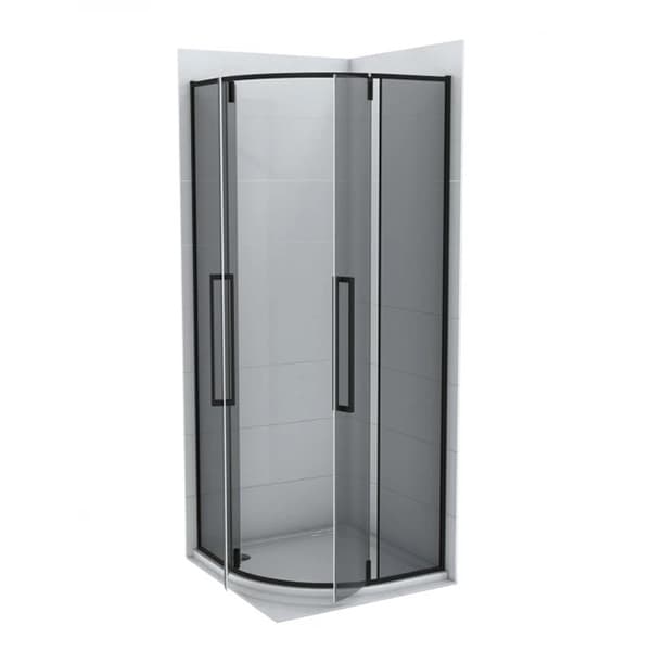 Tuš kabina COPEN ABSOLUT BLACK R900x2000 dark staklo 6mm sa pivot vratima