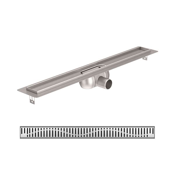 Tuš kanalica ACO SHOWER DRAIN C KANAL i WAWE rešetkom 585x93 mm 9010.88.00 + 9010.88.60