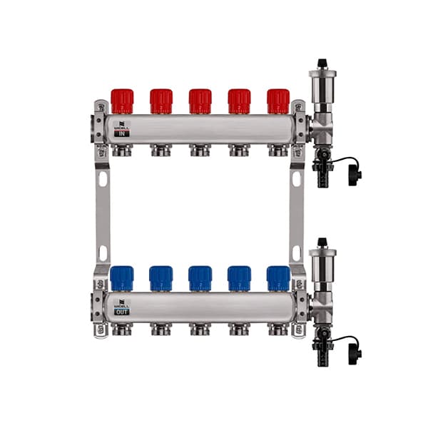 Razdelni set inox sa ventilima 1"-10 krugova WIGELL