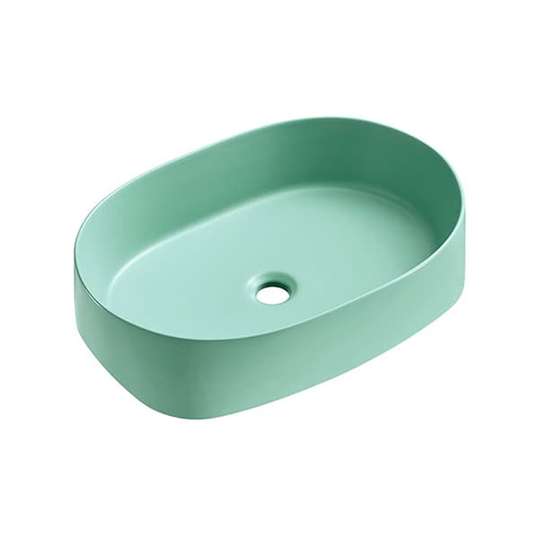 Lavabo nadgradni COPEN 560x390x140 zeleni mat