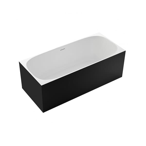 Kada samostojeća COPEN INGRID 1700x750x585mm matt black/matt white