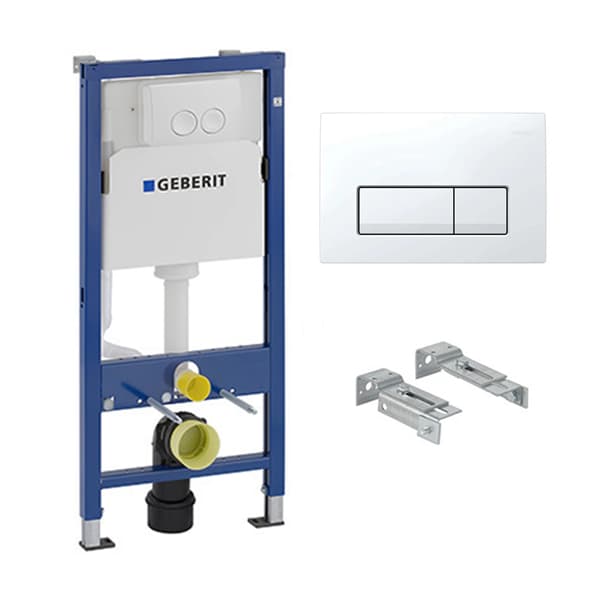 Ugradni vodokotlić GEBERIT Duofix basic set taster Delta 50 beli 458.128.11.2