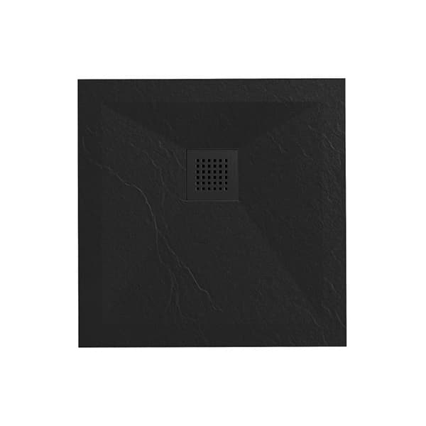 Tuš kadica COPEN SLATE BLACK 900x900x25 sa S/S black rešetkom