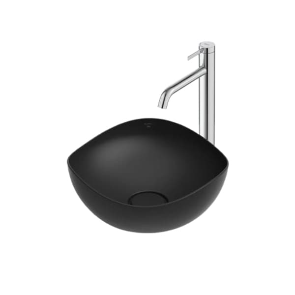 Lavabo nadgradni ROCA RUY OHTAKE fi 540 crni