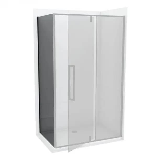 Bočno staklo COPEN ABSOLUT BLACK 900x2000 dark staklo 6mm crni mat ram