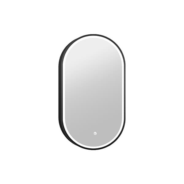 Ogledalo COPEN 500x900 sa alu ramom 40,6mm LED matt black