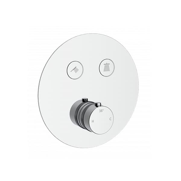 Maska termostatske baterije COPEN CoolTouch round hrom